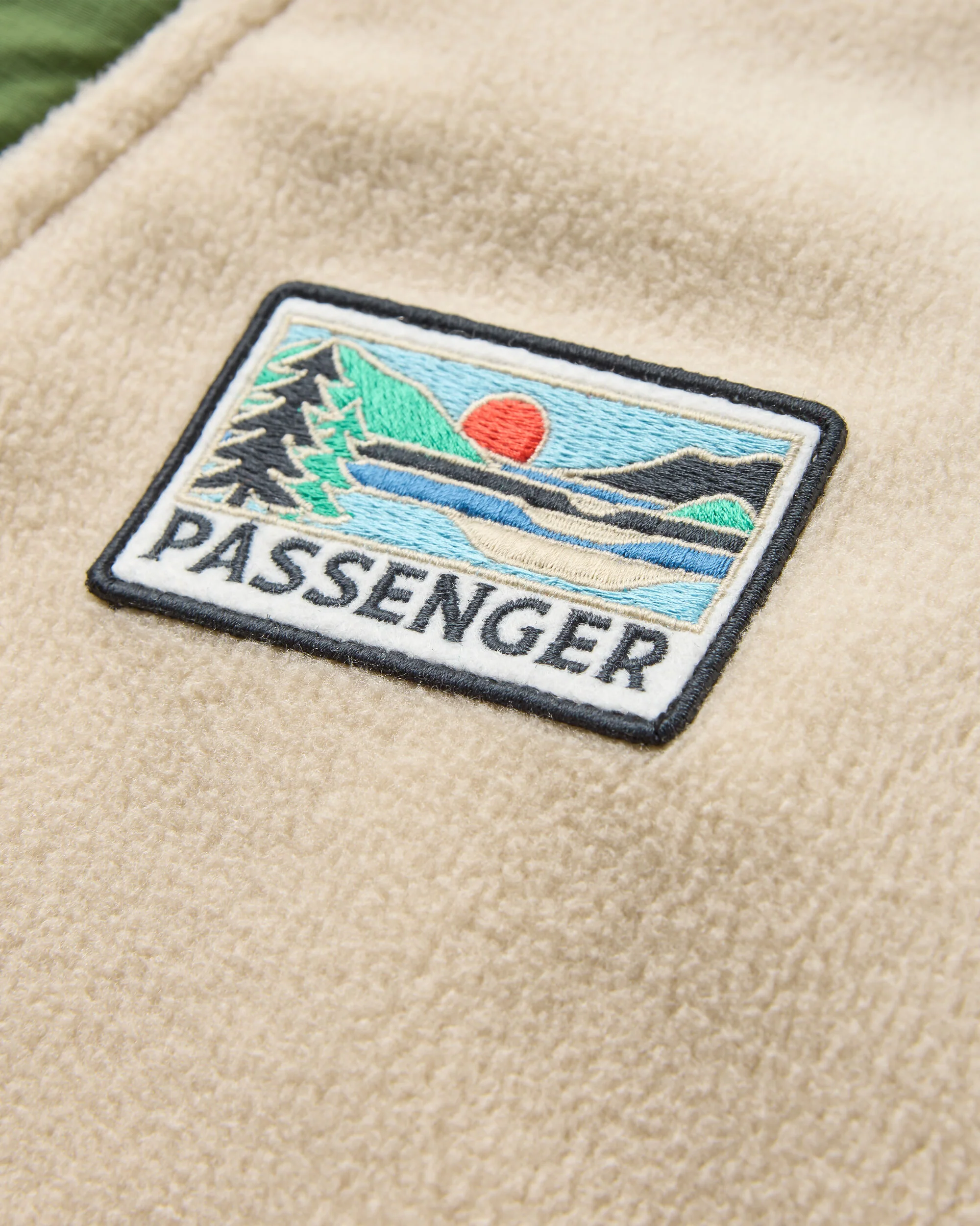 Alexander Recycled Hooded Polartec® Fleece - Feather/Wild Green - Image 6