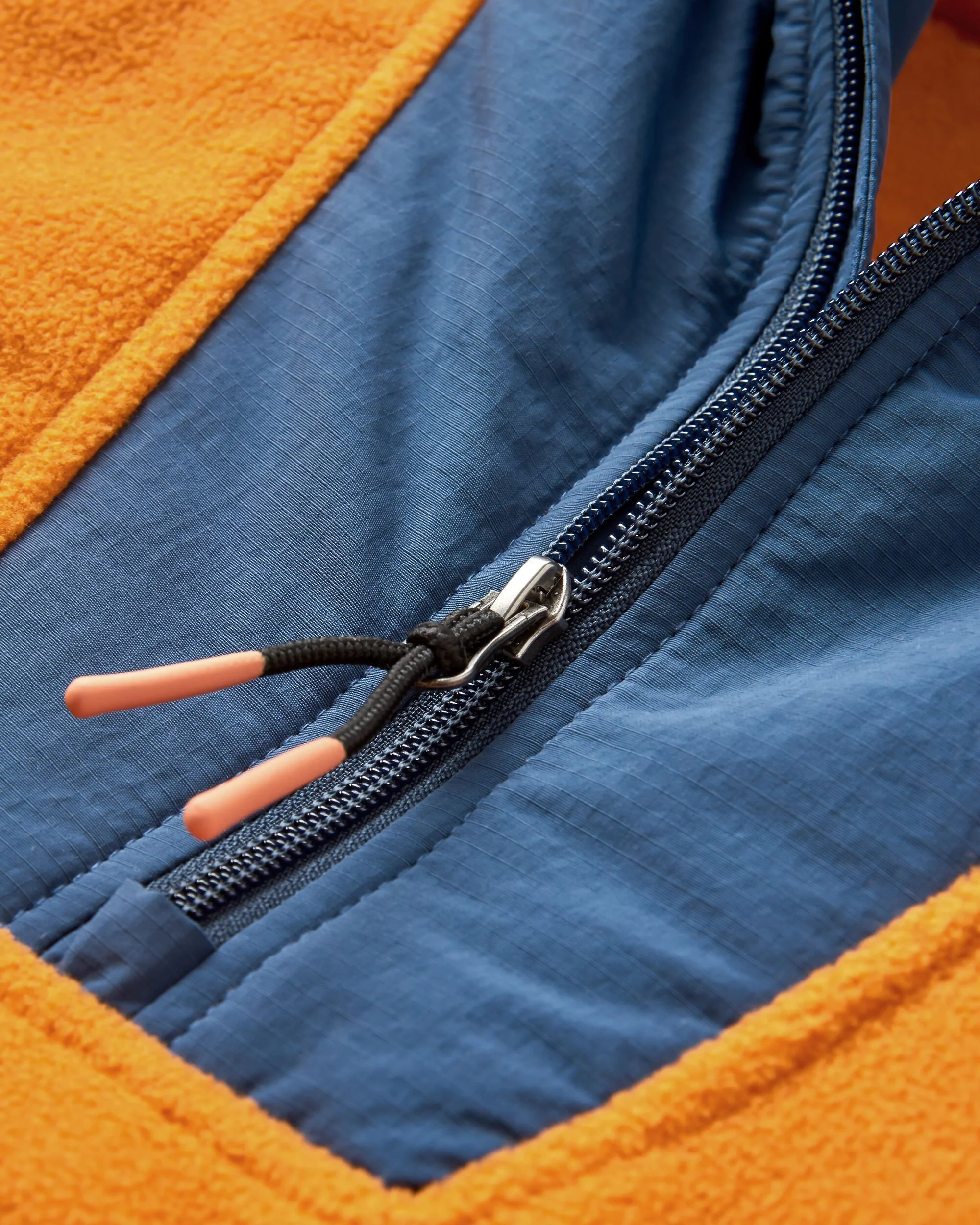 Alexander Recycled Hooded Polartec® Fleece - Sunrise Orange - Image 4