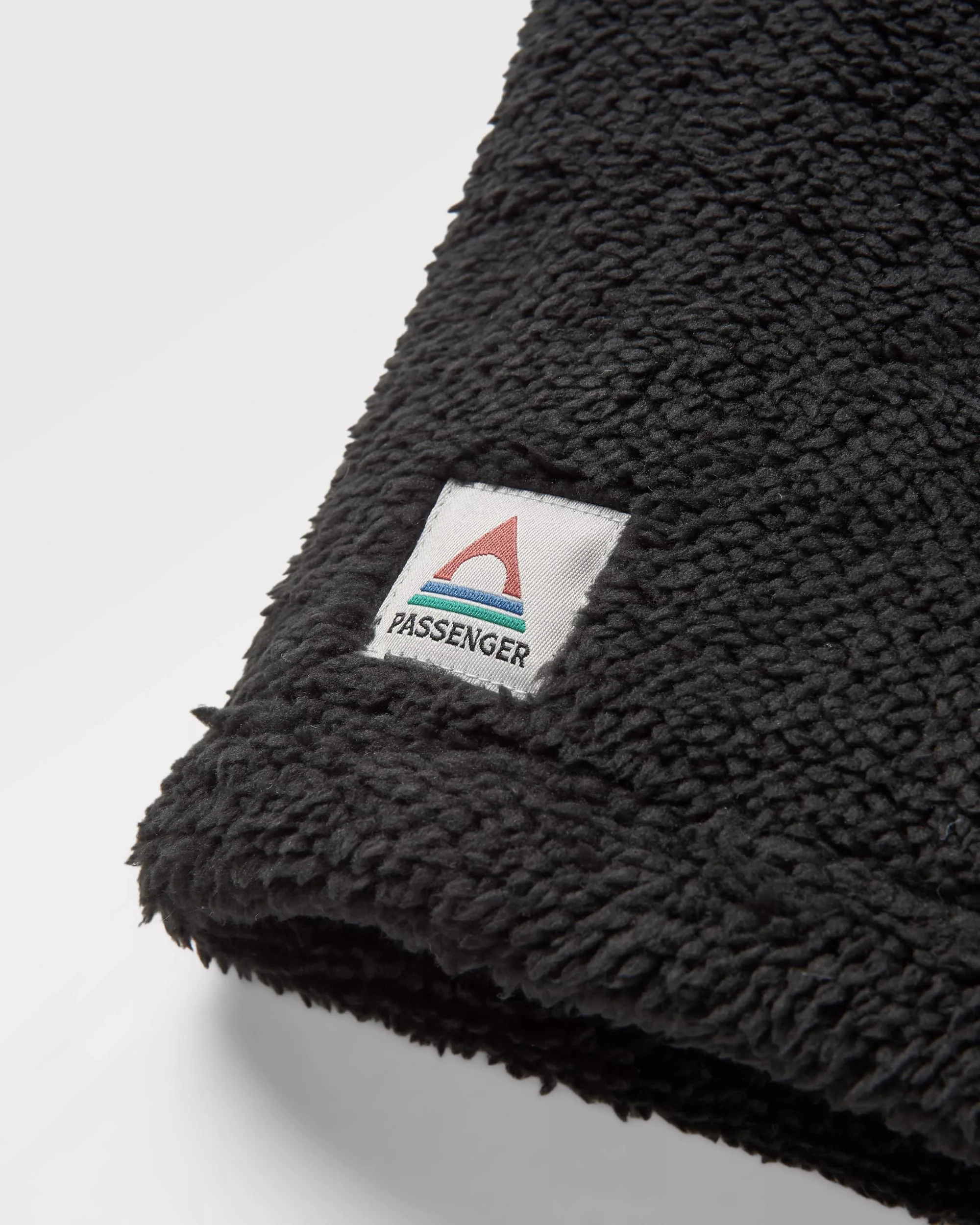 Ash Recycled Sherpa Fleece Snood - Black - Image 7