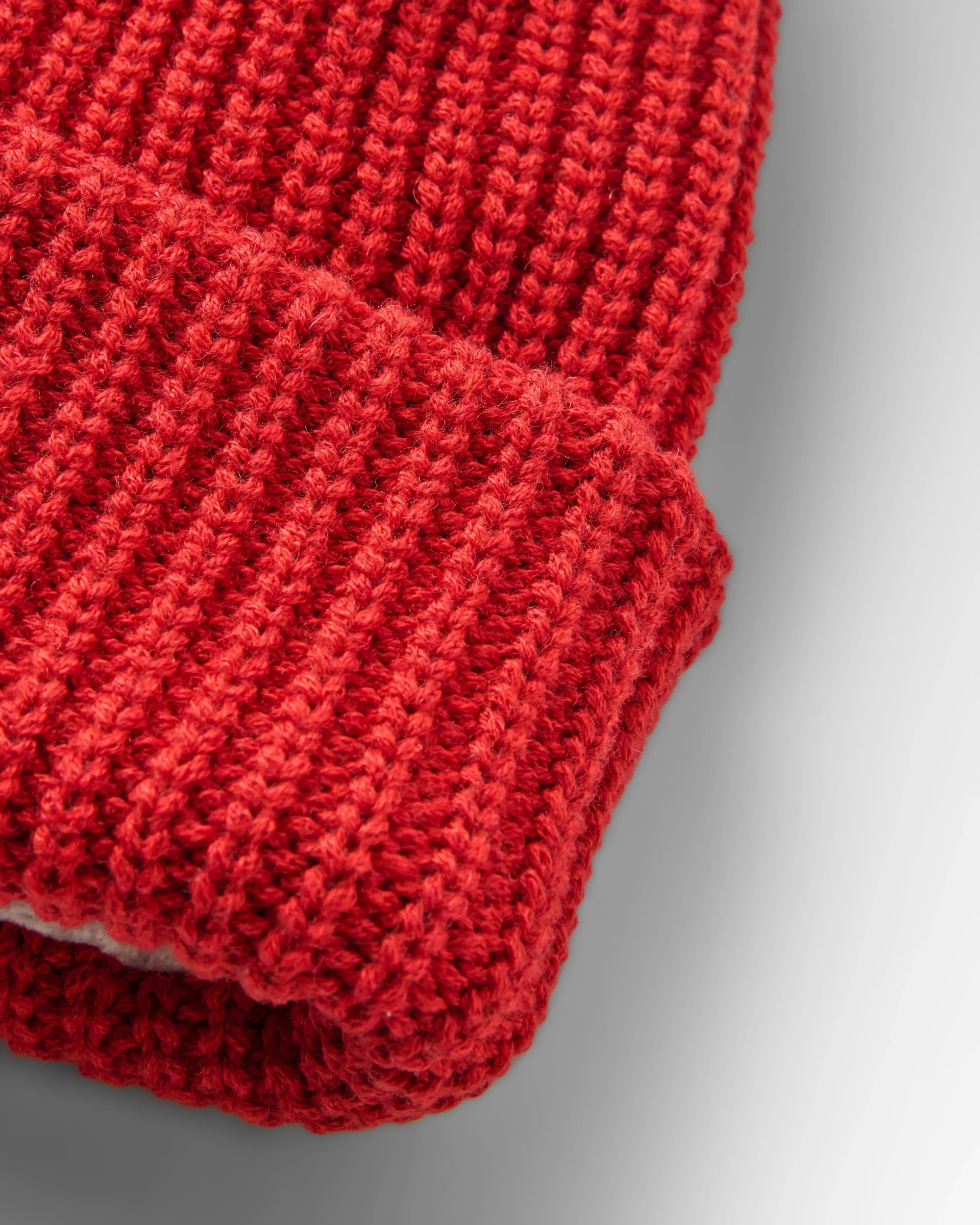 Beechwood Fleece Lined Recycled Beanie - Chilli - Image 3