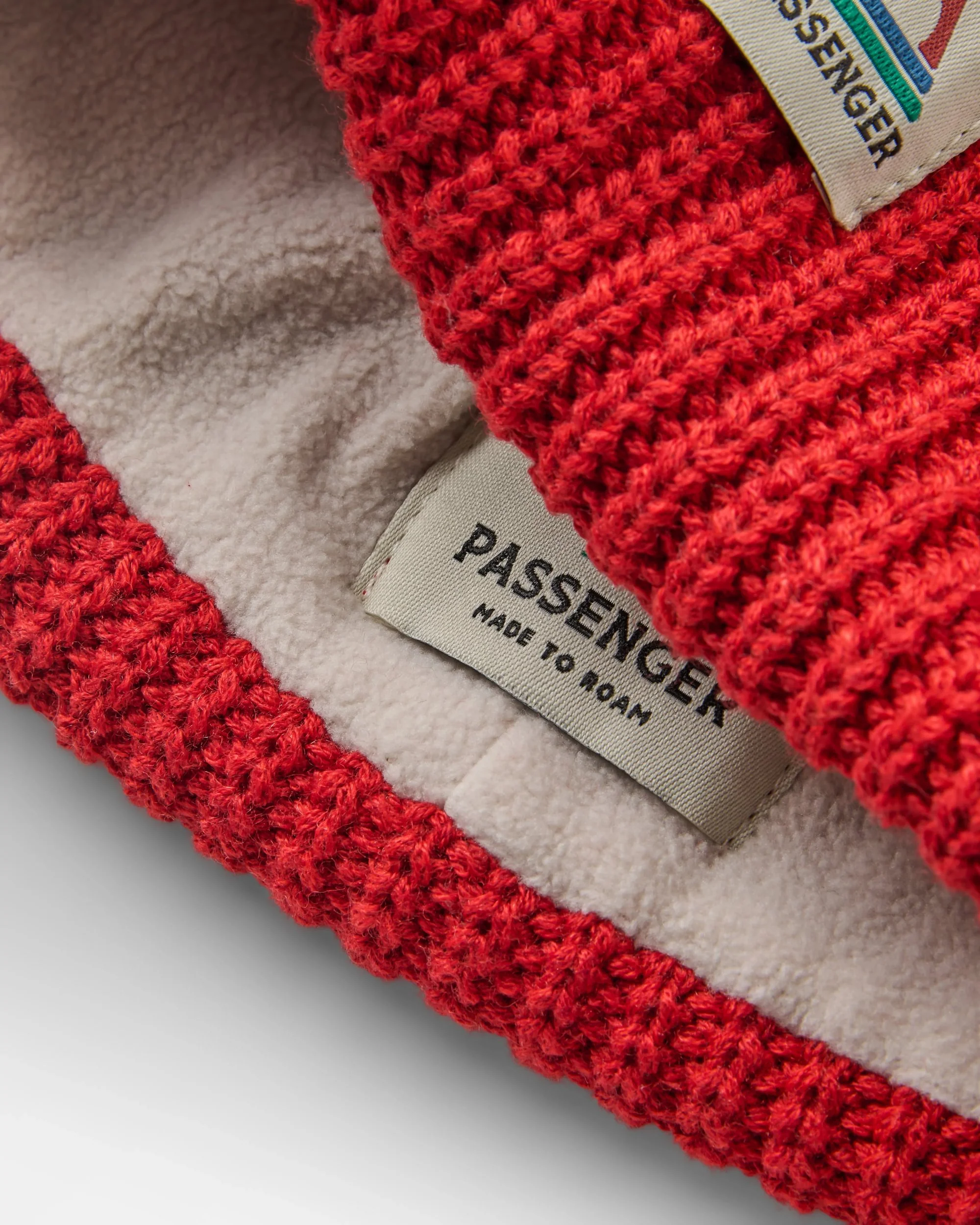 Beechwood Fleece Lined Recycled Beanie - Chilli - Image 5