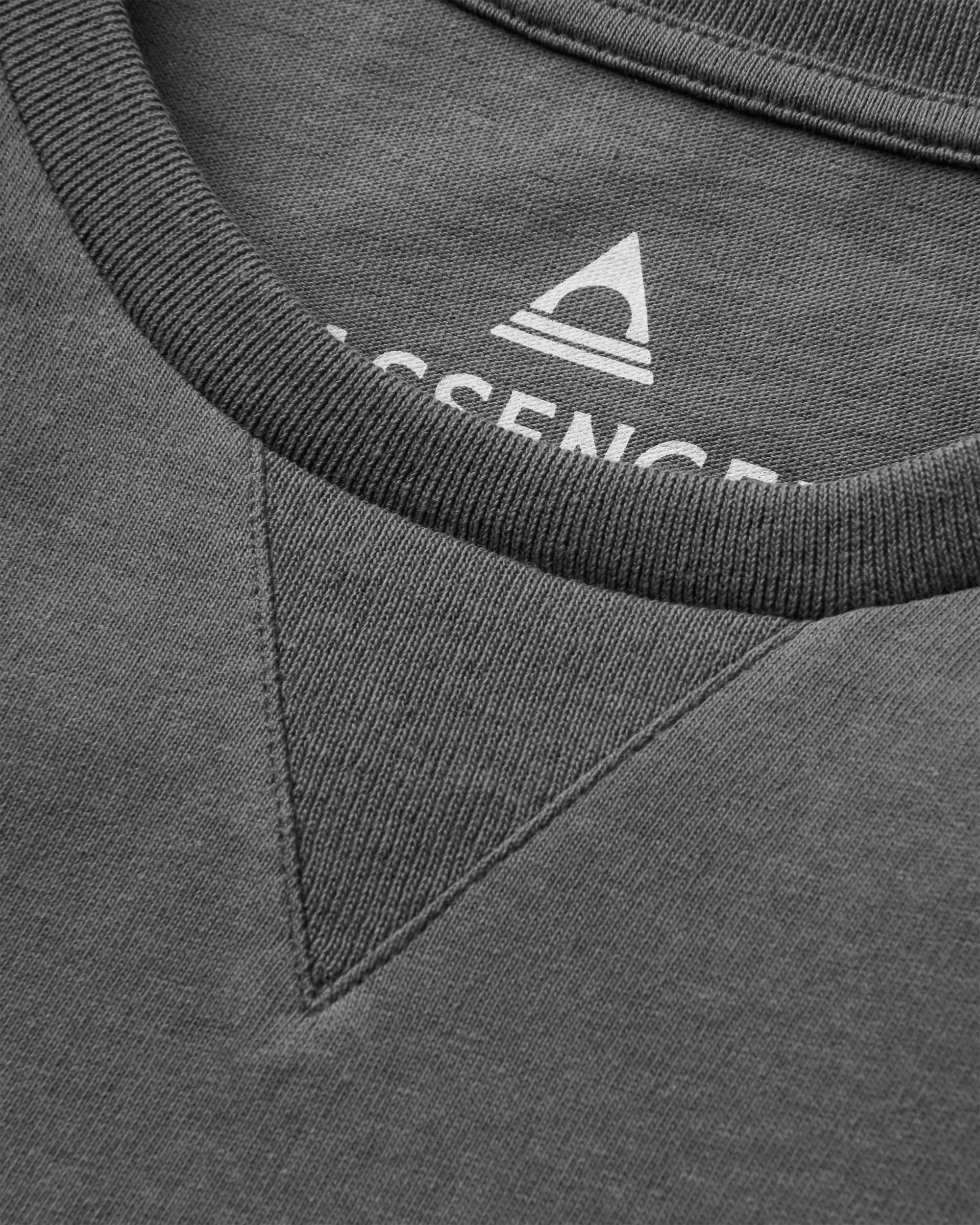 Big Leaf Recycled LS T-Shirt - Faded Black - Image 7