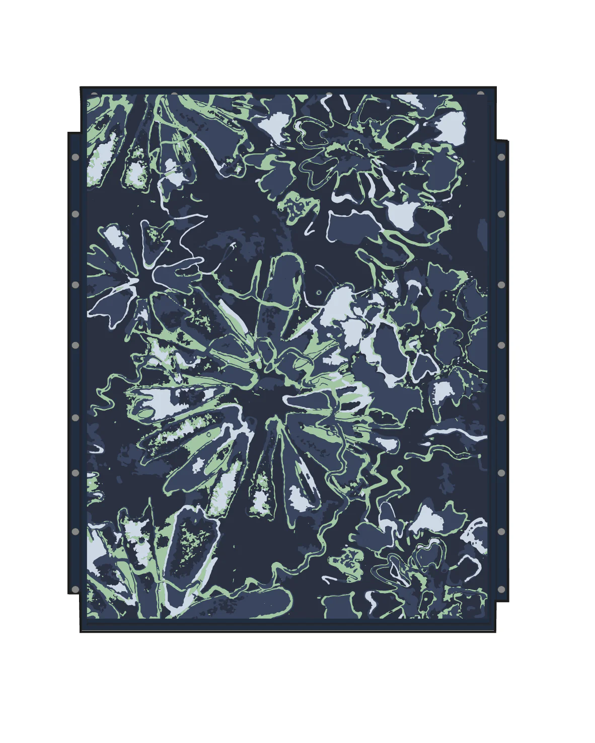 Cabin Recycled Sherpa Blanket - Frost Rich Navy - Image 7