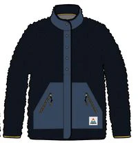 Clover Recycled Sherpa Fleece - Deep Navy - Image 11