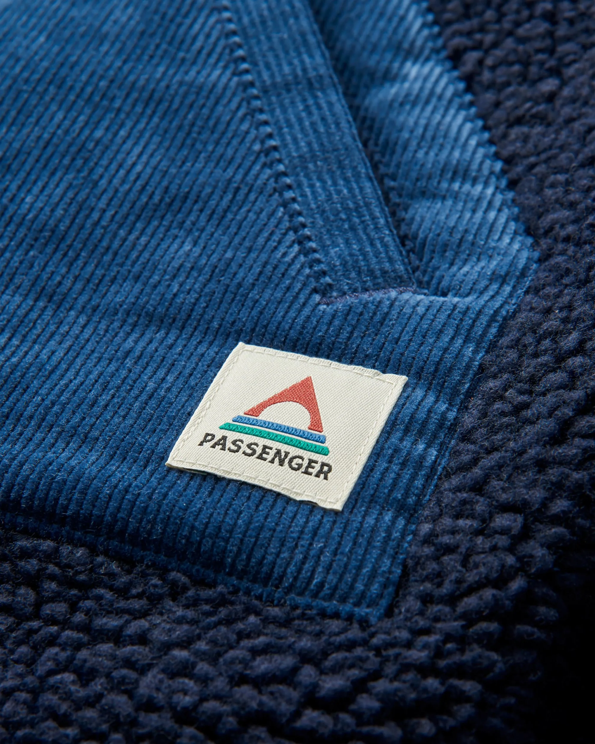 Clover Recycled Sherpa Fleece - Deep Navy - Image 6