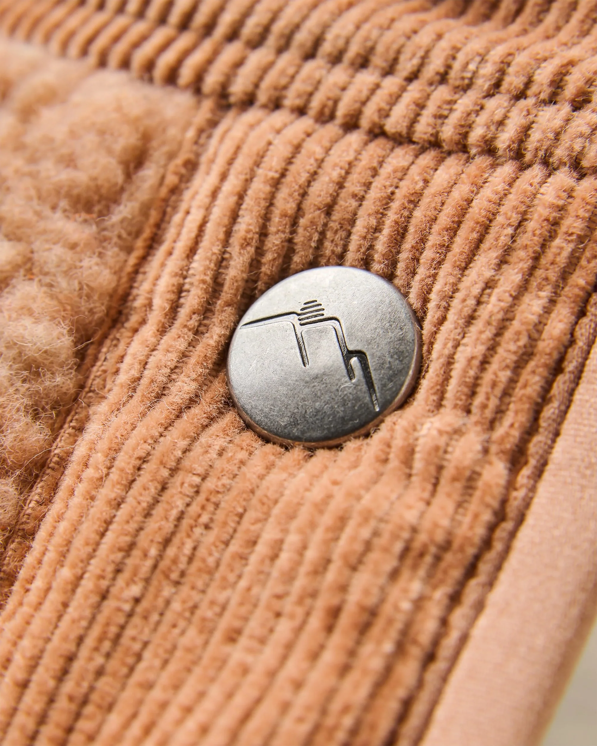 Clover Recycled Sherpa Fleece - Sun Patch Simply Taupe - Image 3