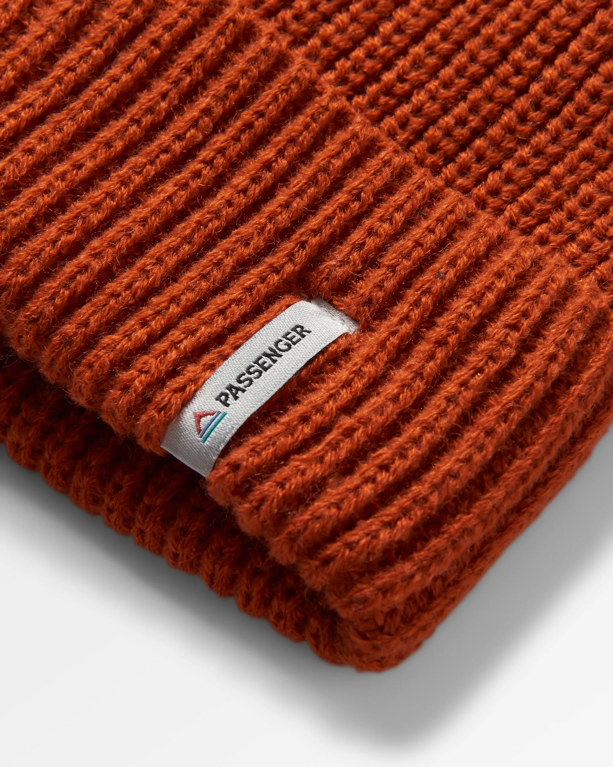 Compass Recycled Beanie - Rust - Image 3