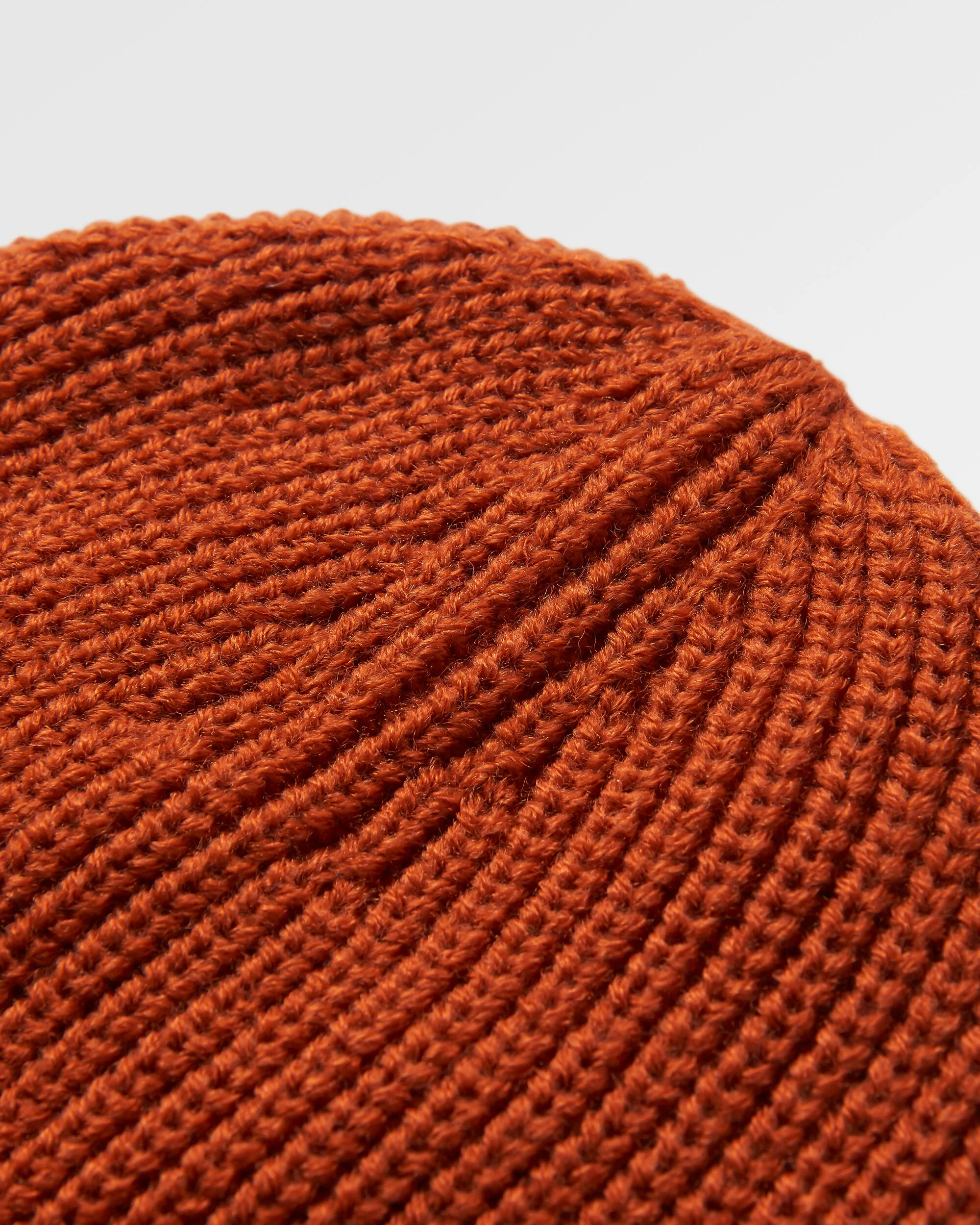 Compass Recycled Beanie - Rust - Image 5