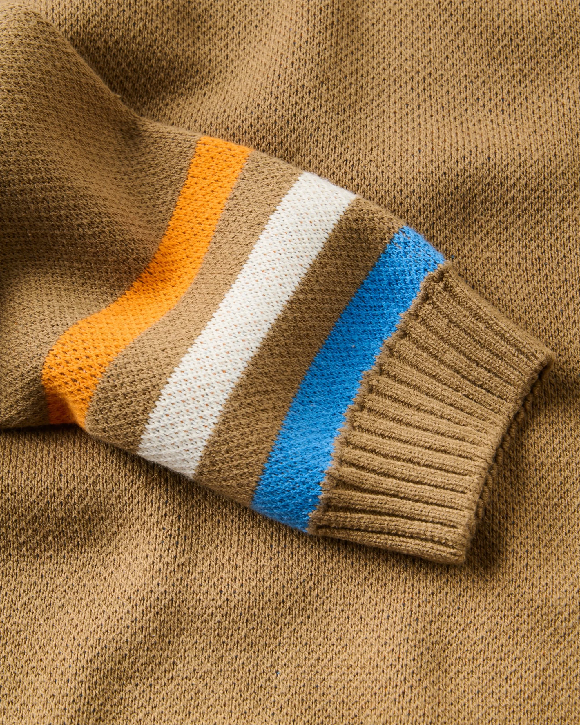 Dawner Knitted Cardigan - Caramel Brown - Image 3