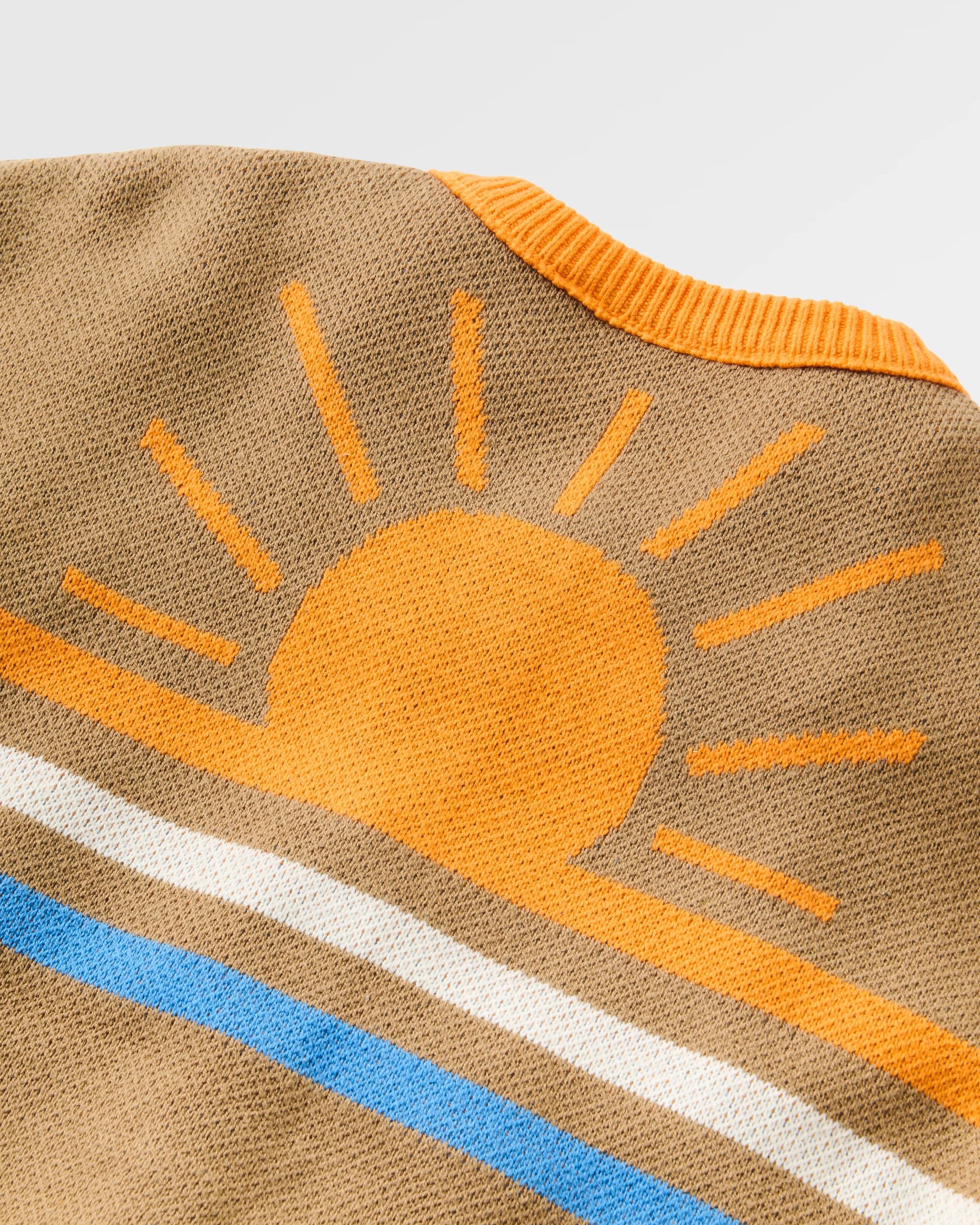 Dawner Knitted Cardigan - Caramel Brown - Image 4