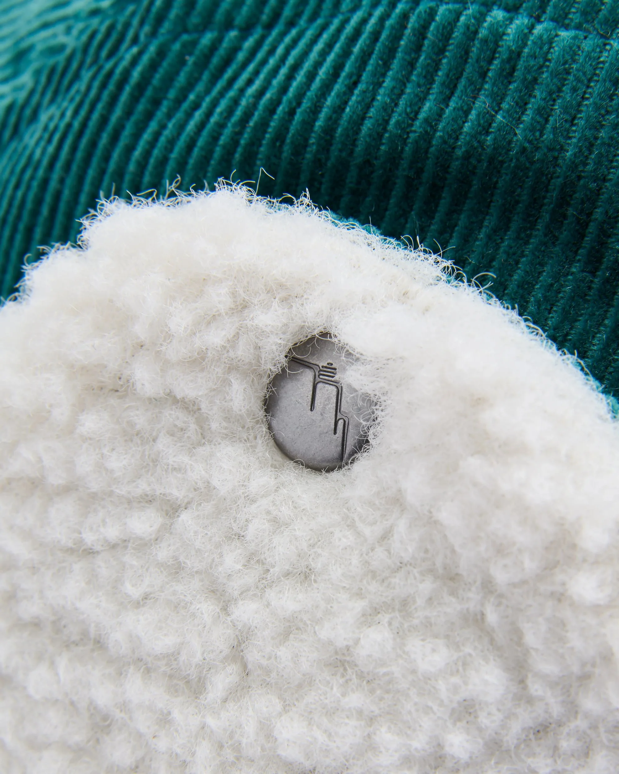 Daytime Recycled Cotton Sherpa Lined Hat - Deep Ocean - Image 3