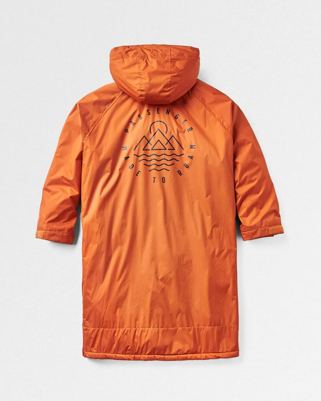 Escapism Recycled Sherpa Lined Changing Robe - Rust - Image 3