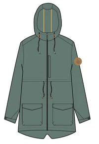 Heather Recycled Lightweight Anorak - Dark Ivy - Image 10
