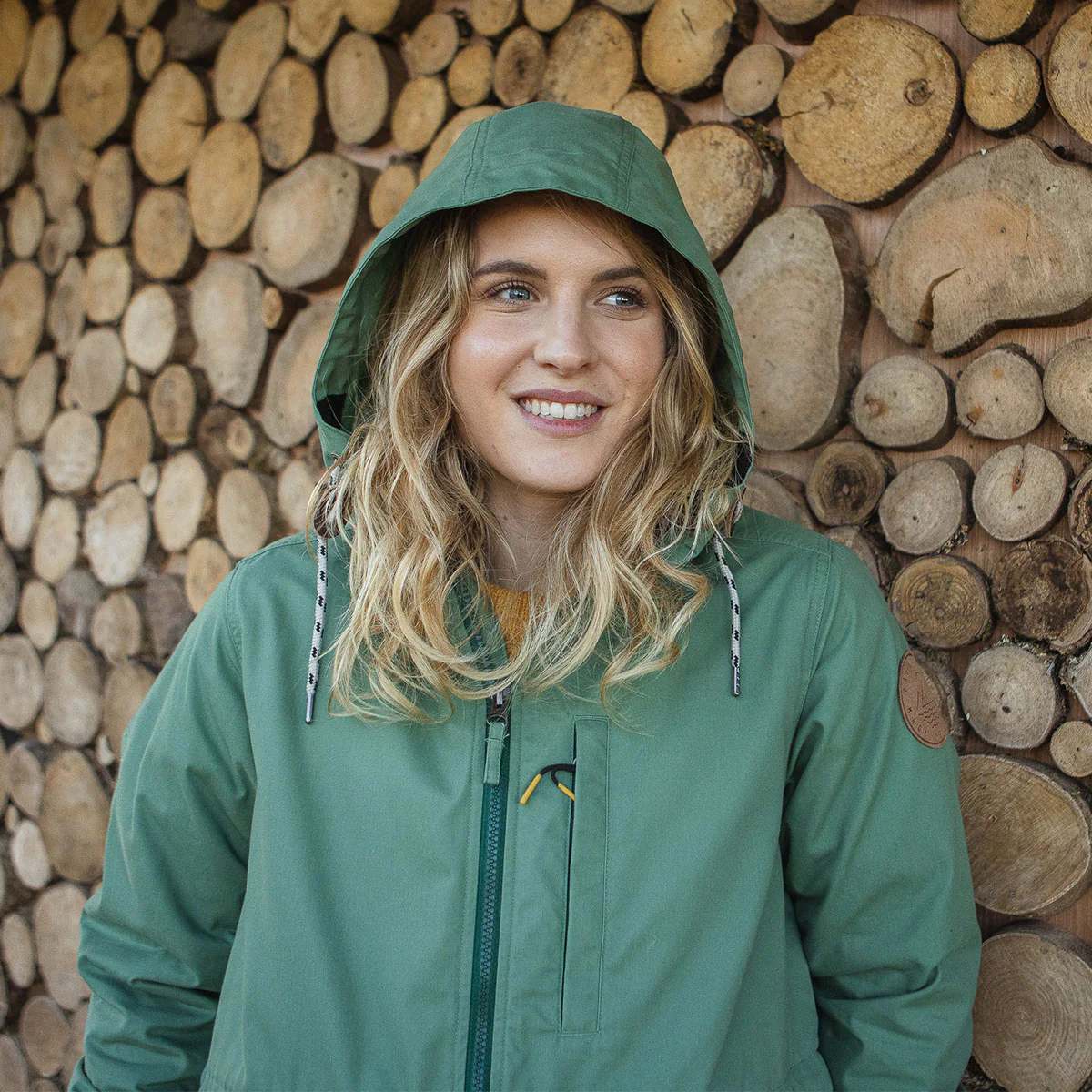 Heather Recycled Lightweight Anorak - Dark Ivy - Image 4