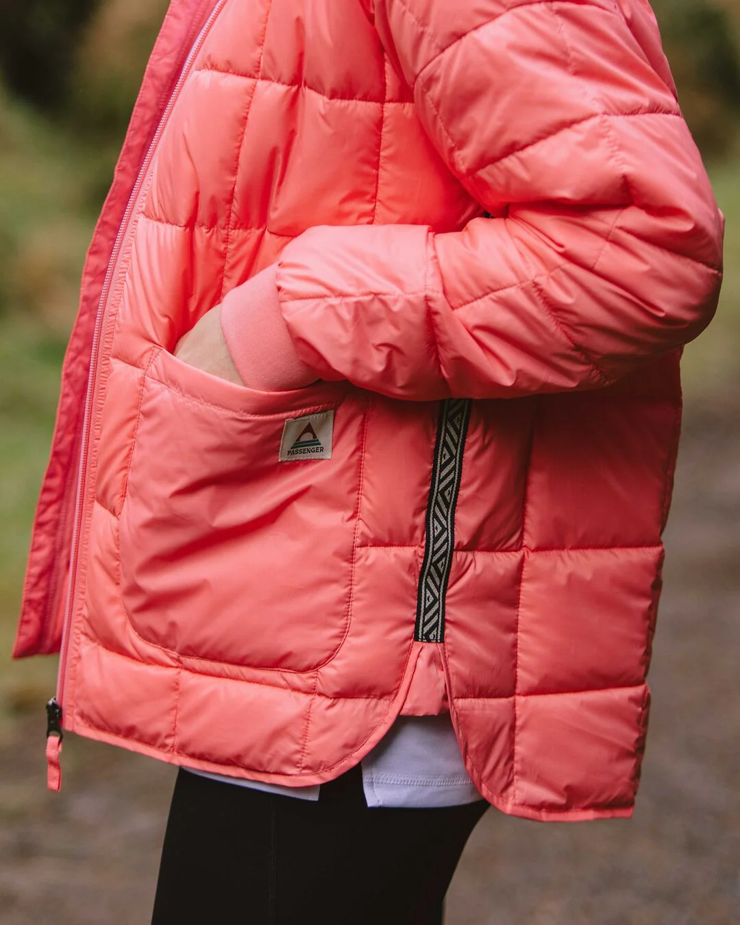 Lorelei Oversized Insulated Jacket - Shell Pink - Image 7