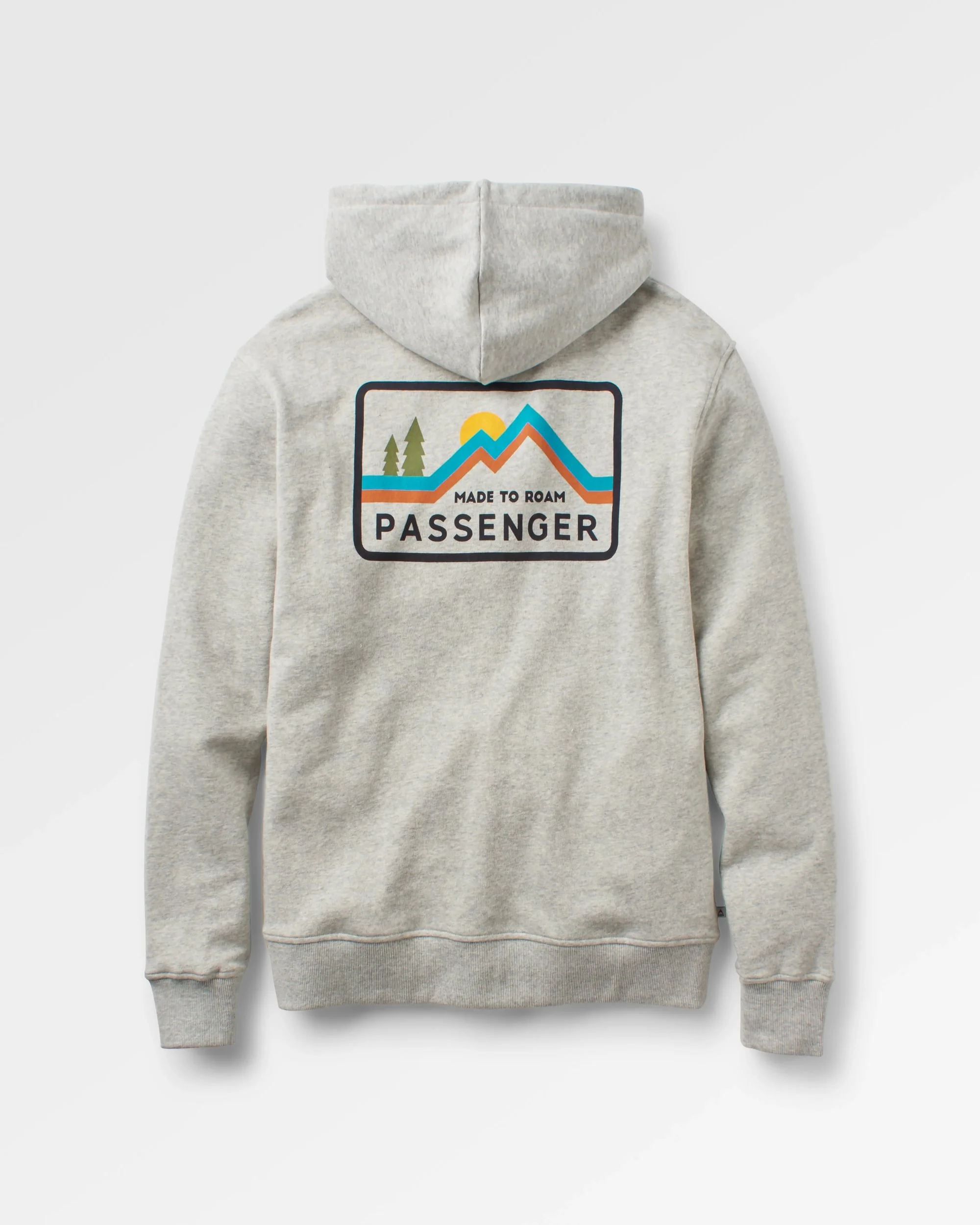 Made To Roam Recycled Hoodie - Grey Marl - Image 3