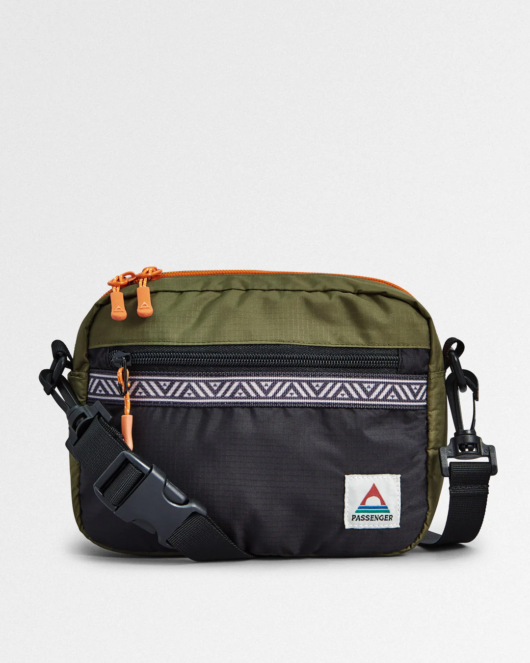 Mainland Recycled Hip Pack - True Black/ Khaki - Image 5