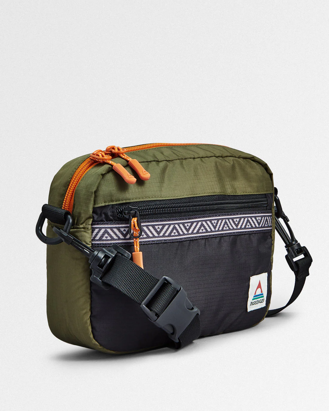 Mainland Recycled Hip Pack - True Black/ Khaki - Image 6