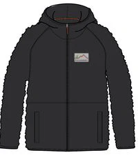 North Coast Full Zip Recycled Sherpa Fleece - Black - Image 7