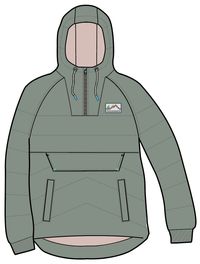 Ocean Recycled Insulated Anorak - Pistachio - Image 8