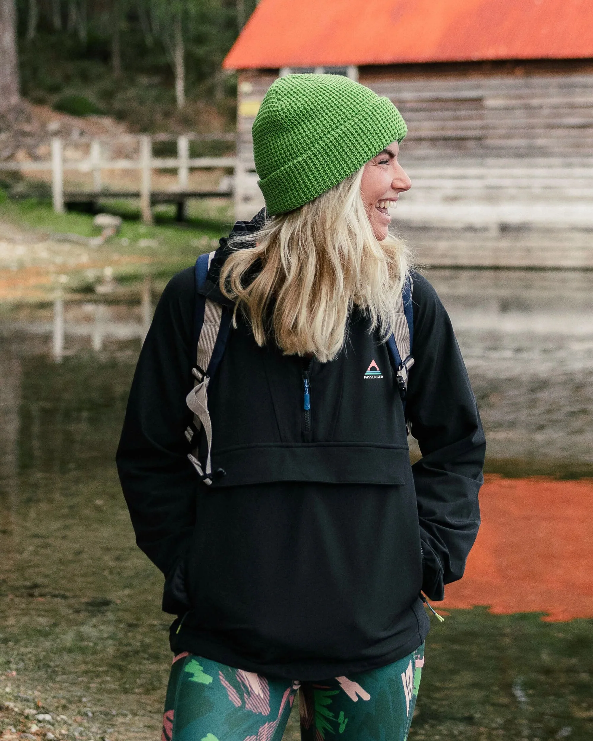 Ocean Recycled Softshell Anorak - Black - Image 3