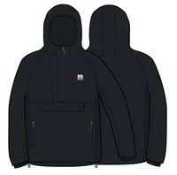 Ocean Recycled Softshell Anorak - Black - Image 9