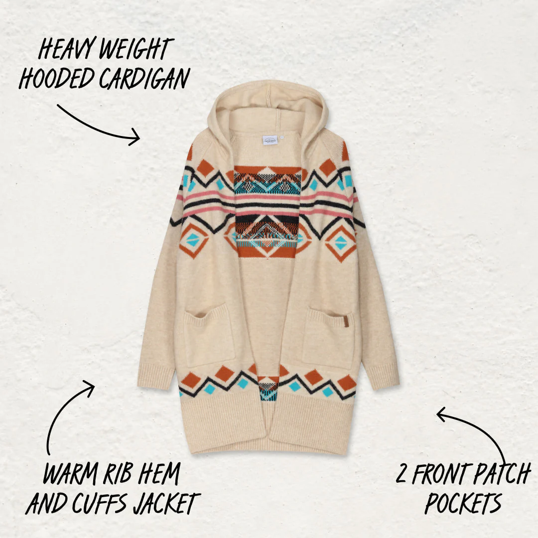 Palumbo Hooded Cardigan - Off White - Image 4