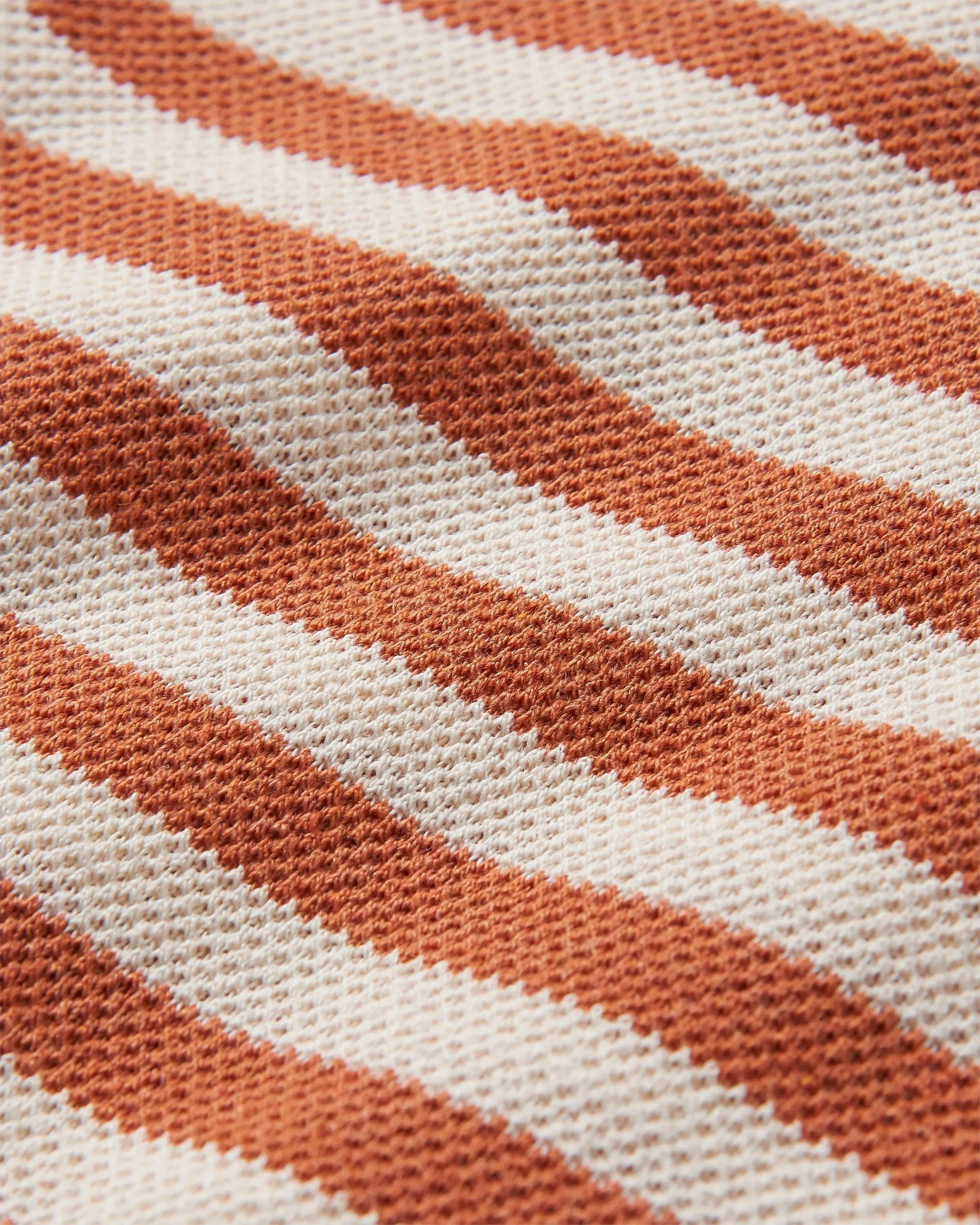 Panorama Striped LS T-Shirt - Glazed Ginger - Image 7