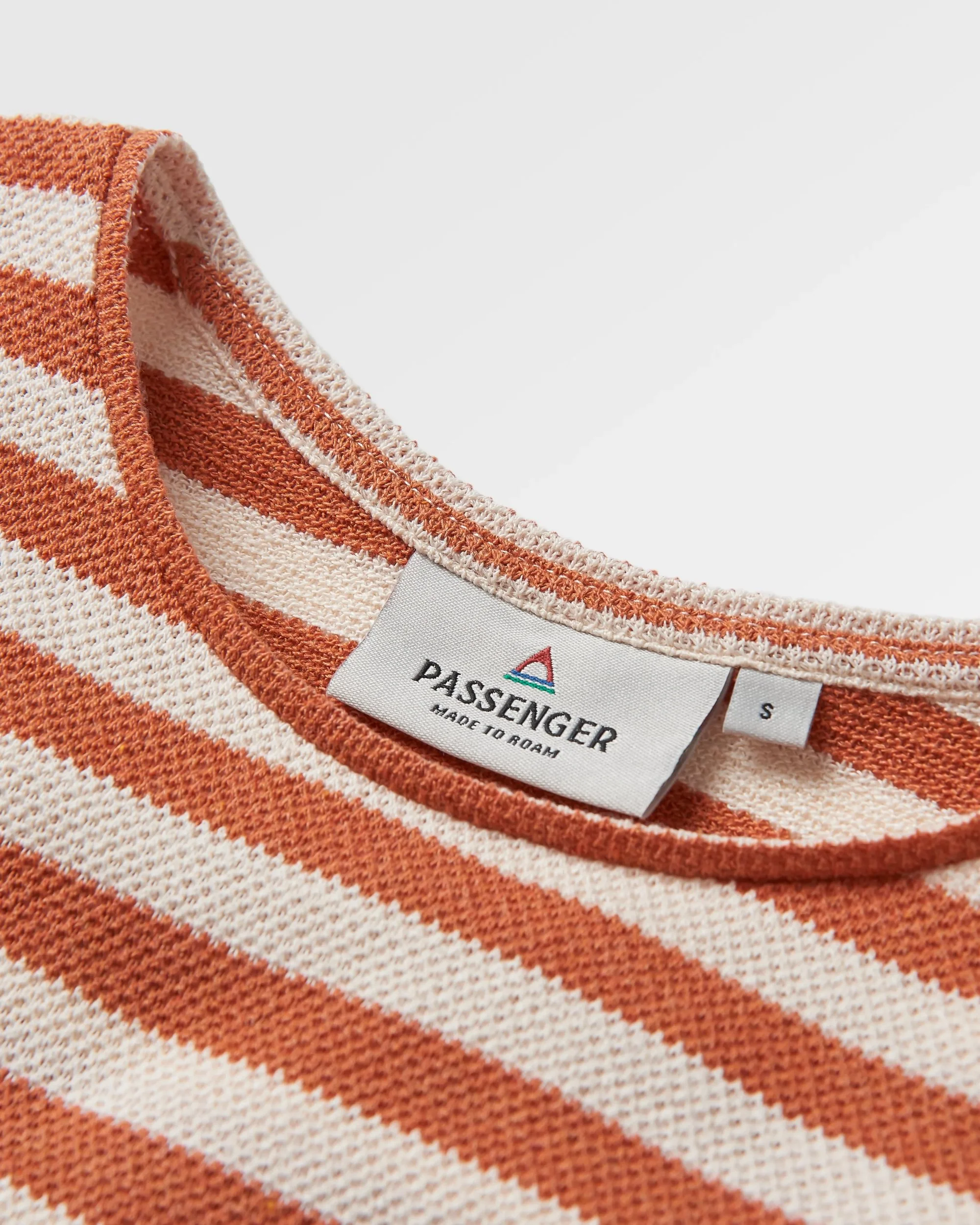 Panorama Striped LS T-Shirt - Glazed Ginger - Image 8
