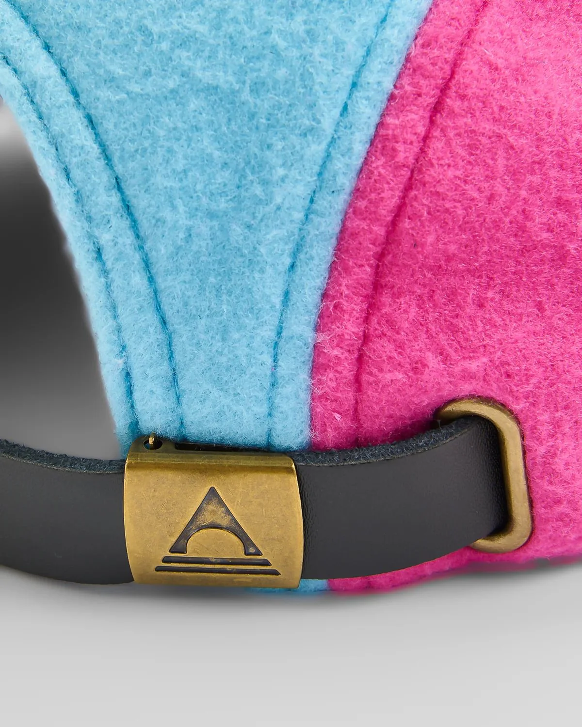 Pine Recycled Polar Fleece 5 Panel Cap - Maroon - Image 4