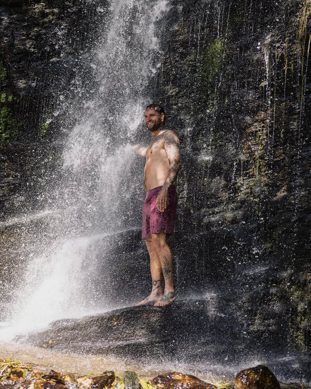 Porto Recycled All Purpose Swim Short - Crushed Berry - Image 3