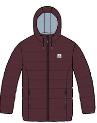 Pow Recycled 2.0 Insulated Jacket - Wine - Image 13