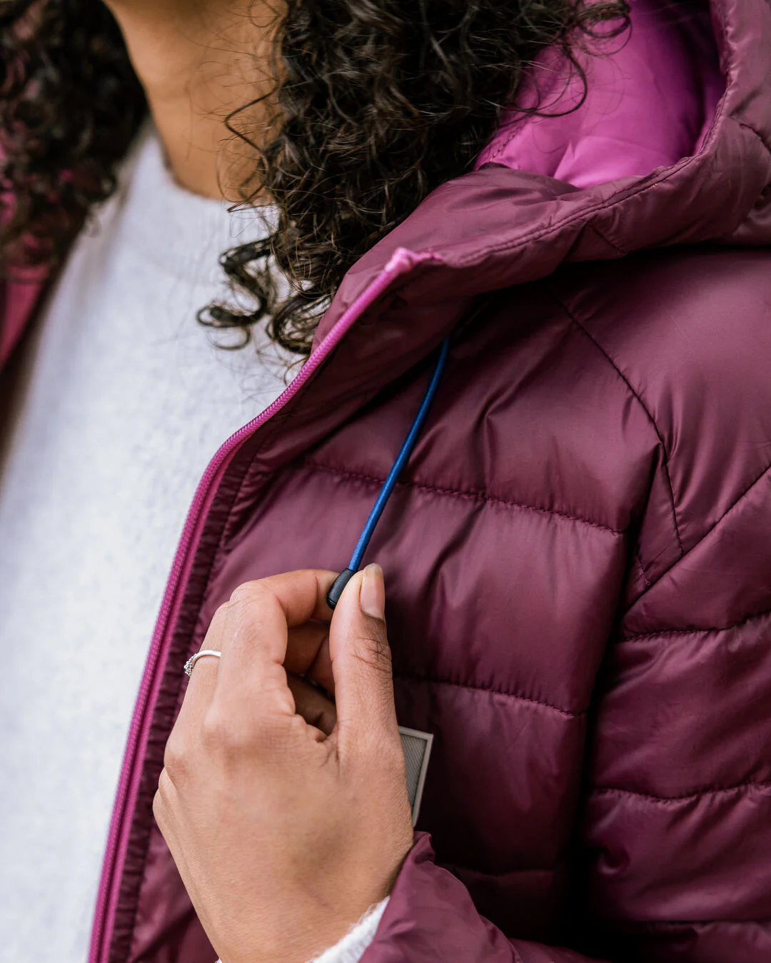 Pow Recycled 2.0 Insulated Jacket - Wine - Image 4