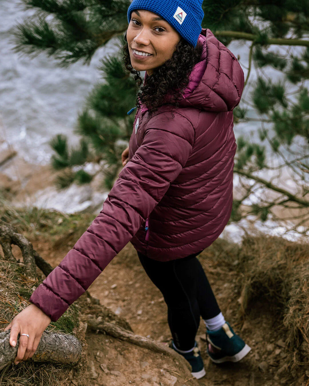 Pow Recycled 2.0 Insulated Jacket - Wine - Image 5