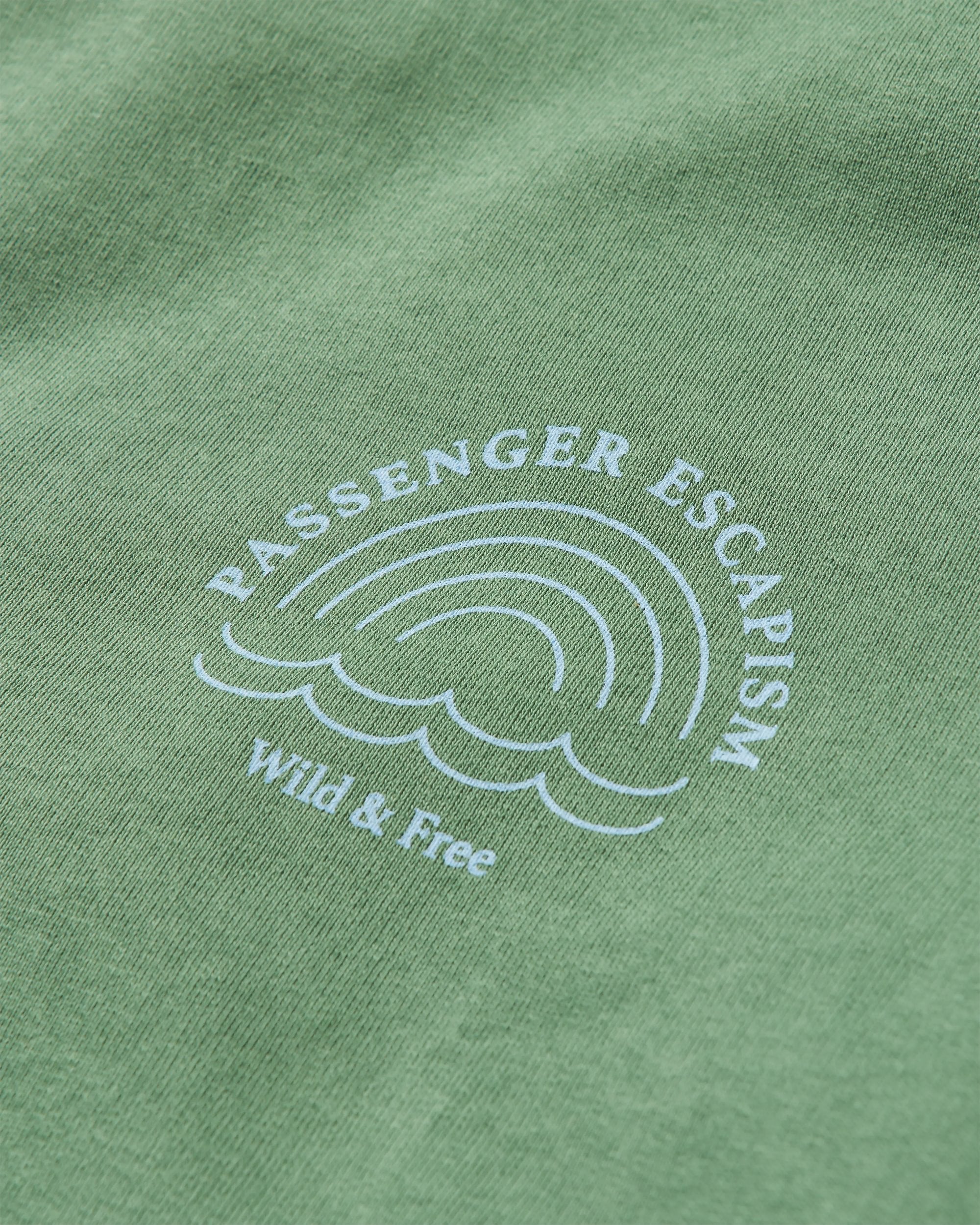 Rainbow Recycled Cotton Oversized Sweatshirt - Dark Ivy - Image 9