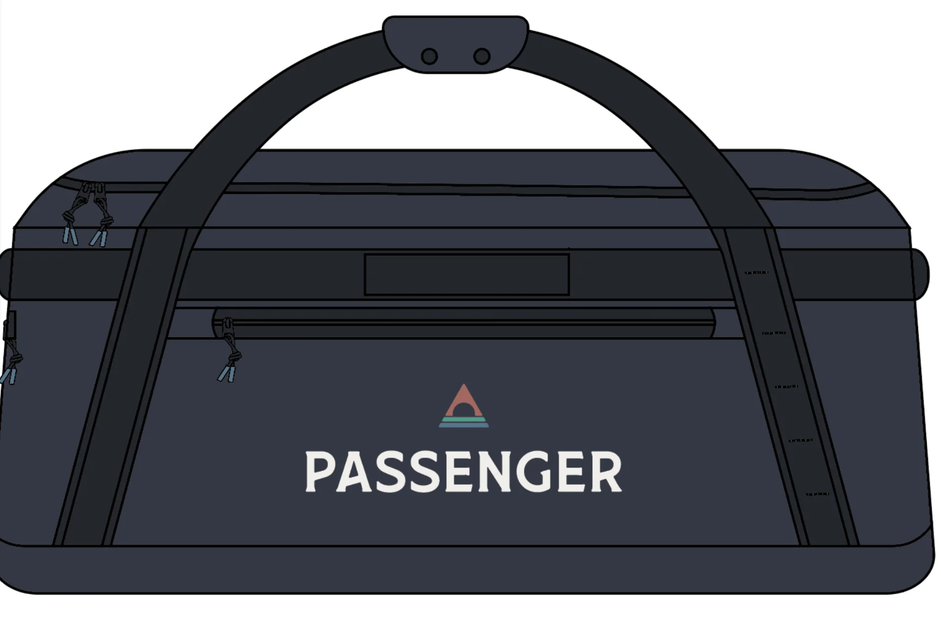 Roamer Recycled 40L Duffel Bag - Phantom Black - Image 14