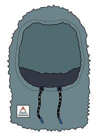Snowdrift Recycled Fleece Hood - Arctic - Image 6