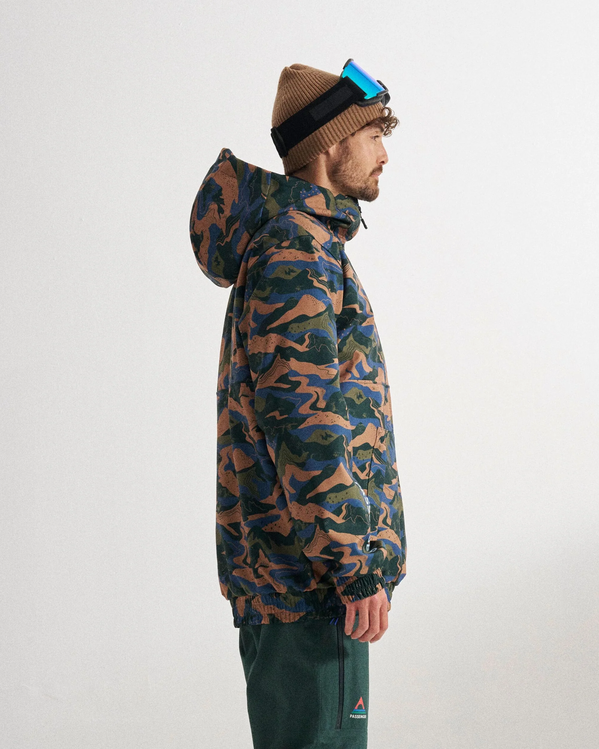 Snowscape Men's Snow 2L Softshell Pullover - Adventure Dark Fern - Image 5