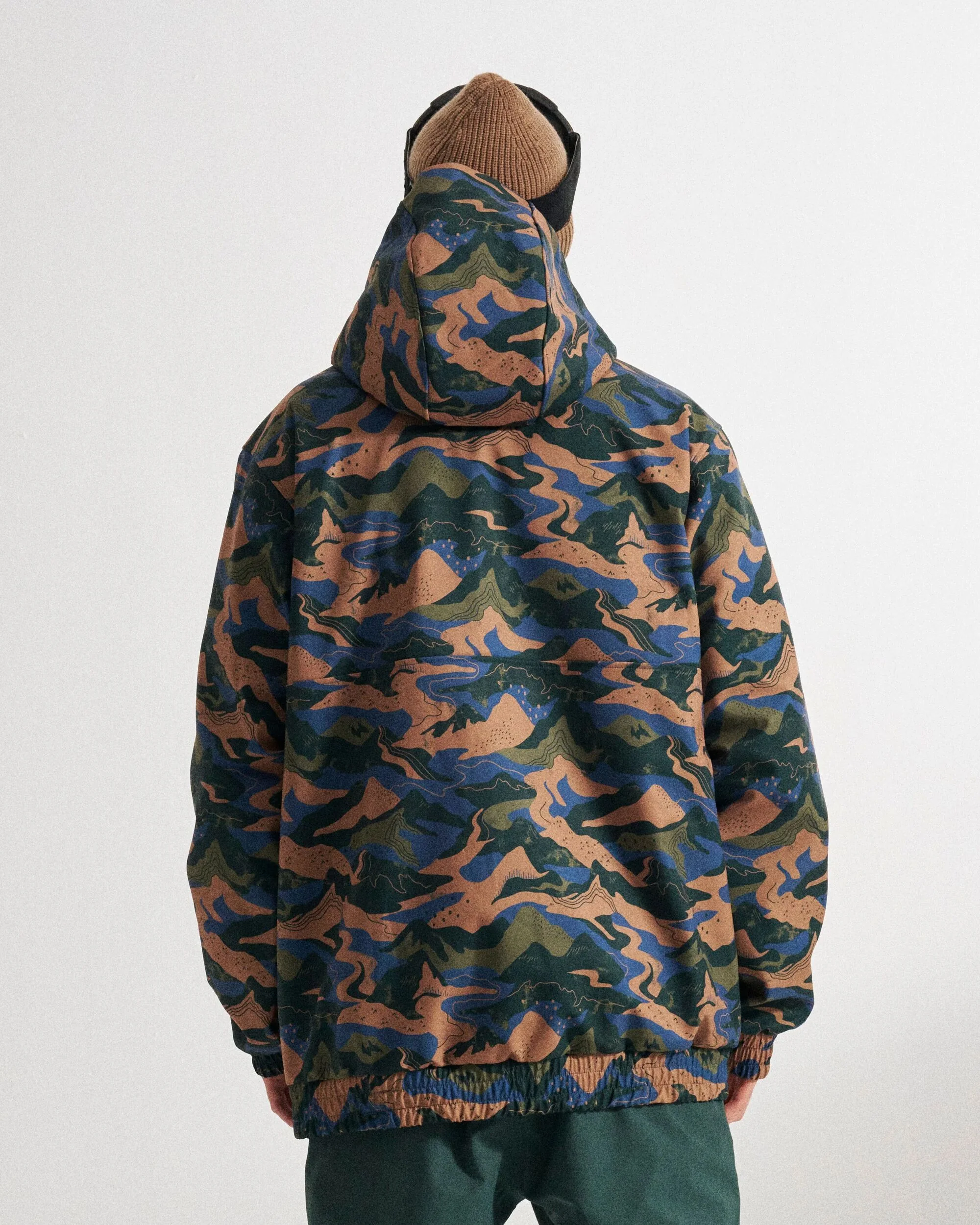 Snowscape Men's Snow 2L Softshell Pullover - Adventure Dark Fern - Image 6