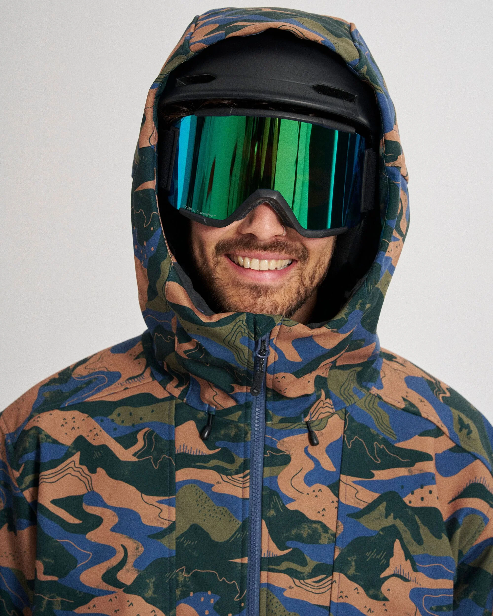 Snowscape Men's Snow 2L Softshell Pullover - Adventure Dark Fern - Image 7