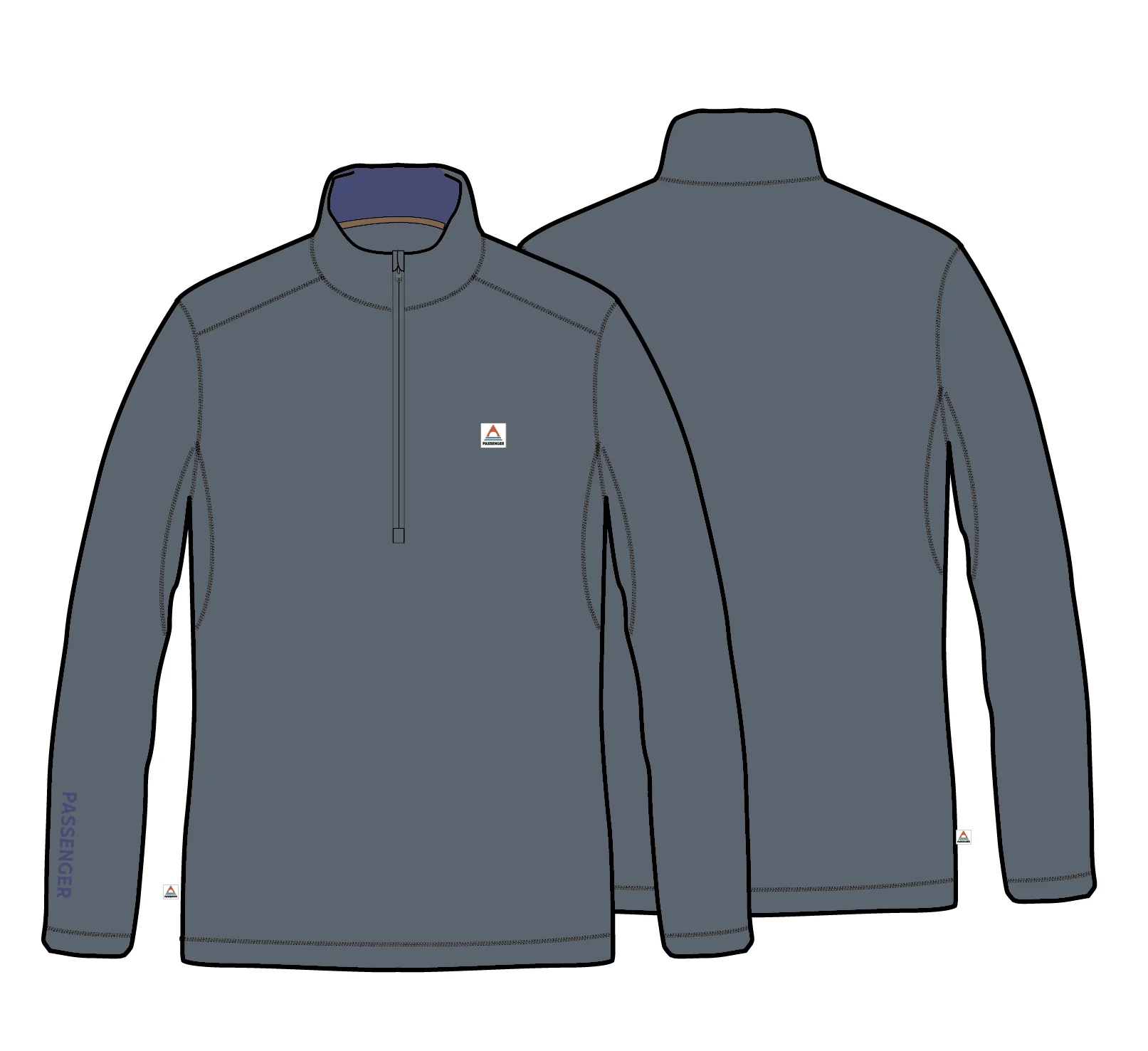 Snowscape Women's Merino Blend Base Layer Top - Storm Grey - Image 12