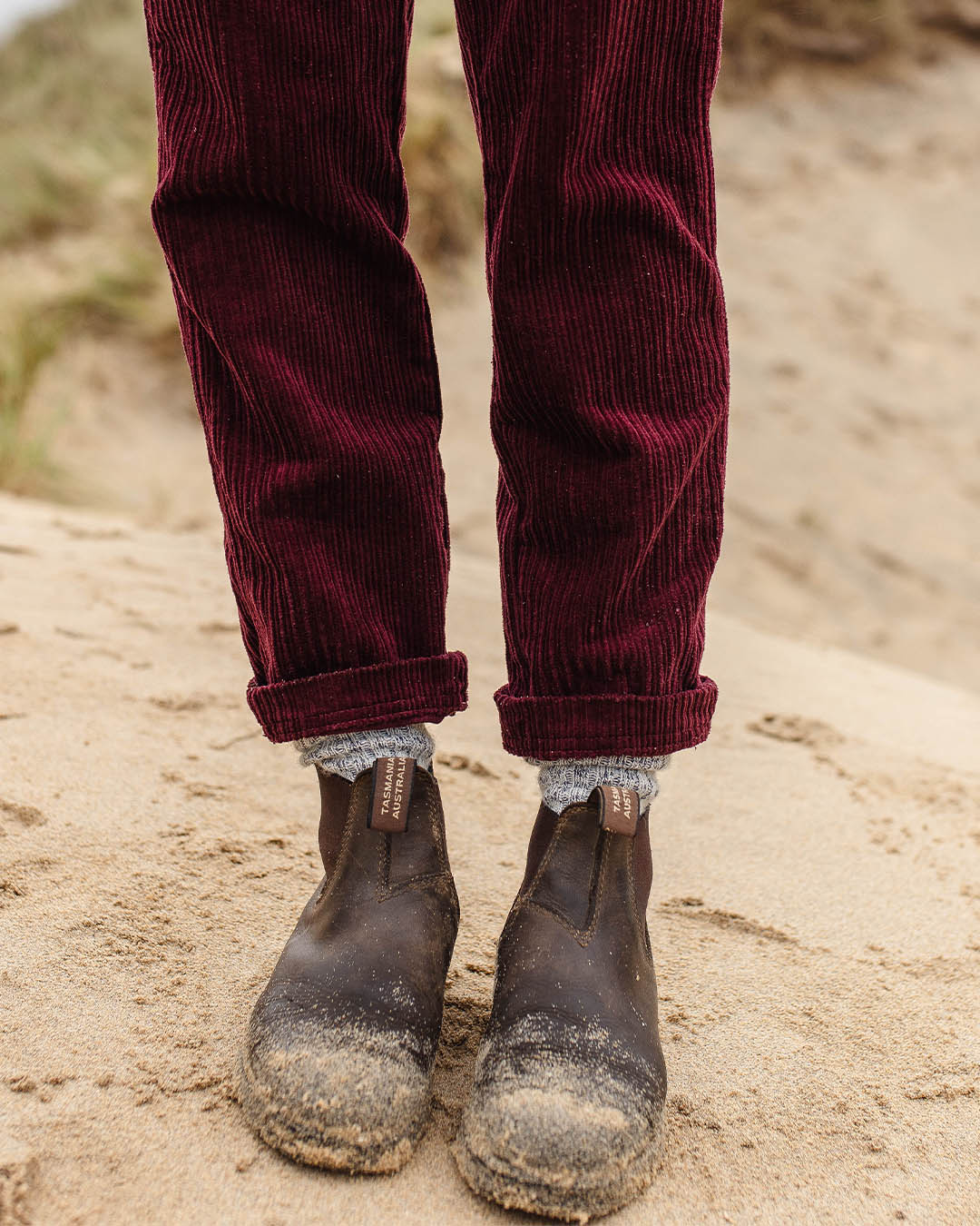 Tiaga Cord Dungarees - Windsor Wine - Image 10