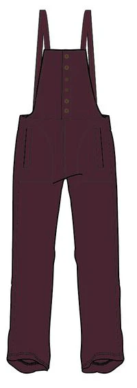 Tiaga Cord Dungarees - Windsor Wine - Image 12