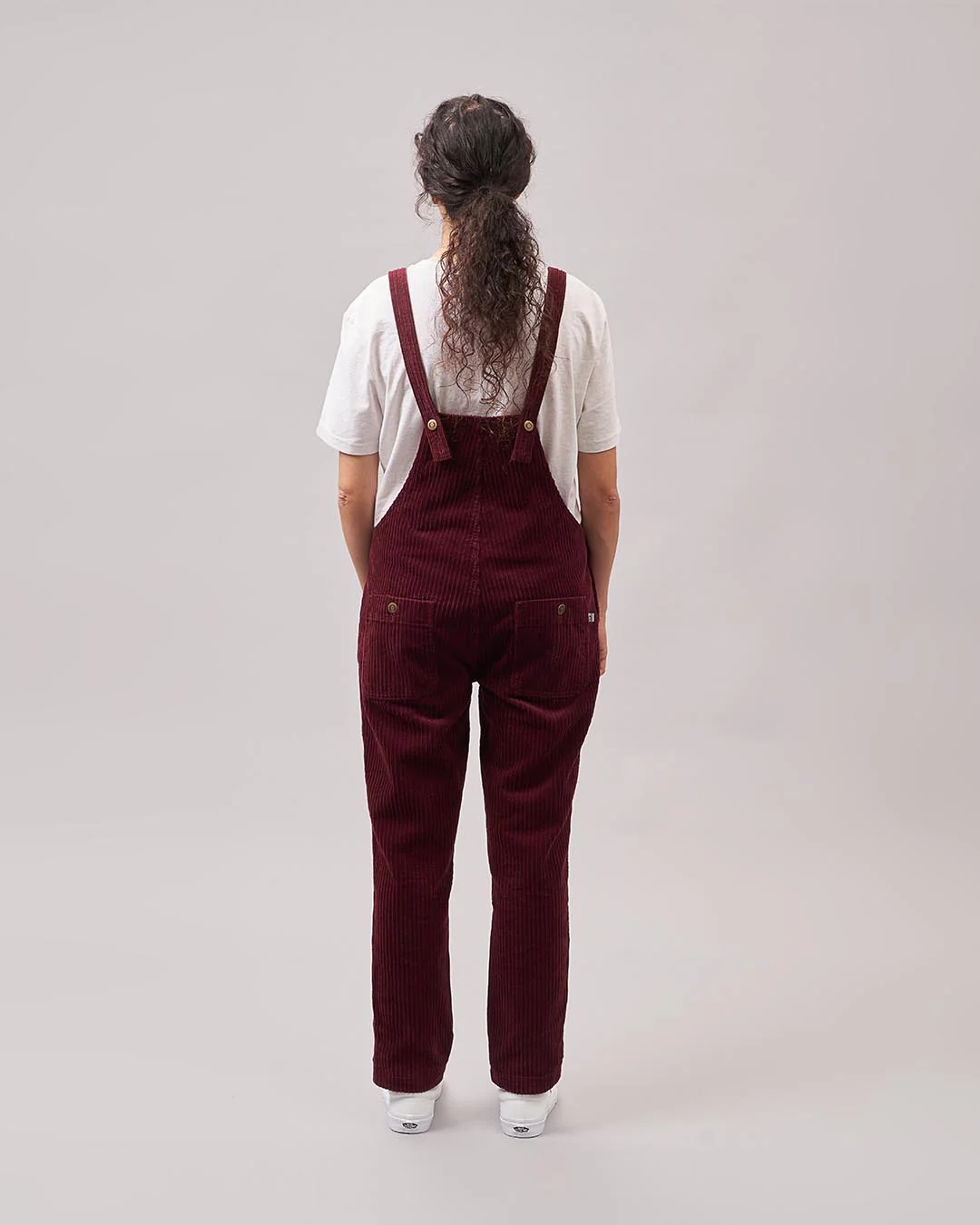 Tiaga Cord Dungarees - Windsor Wine - Image 14