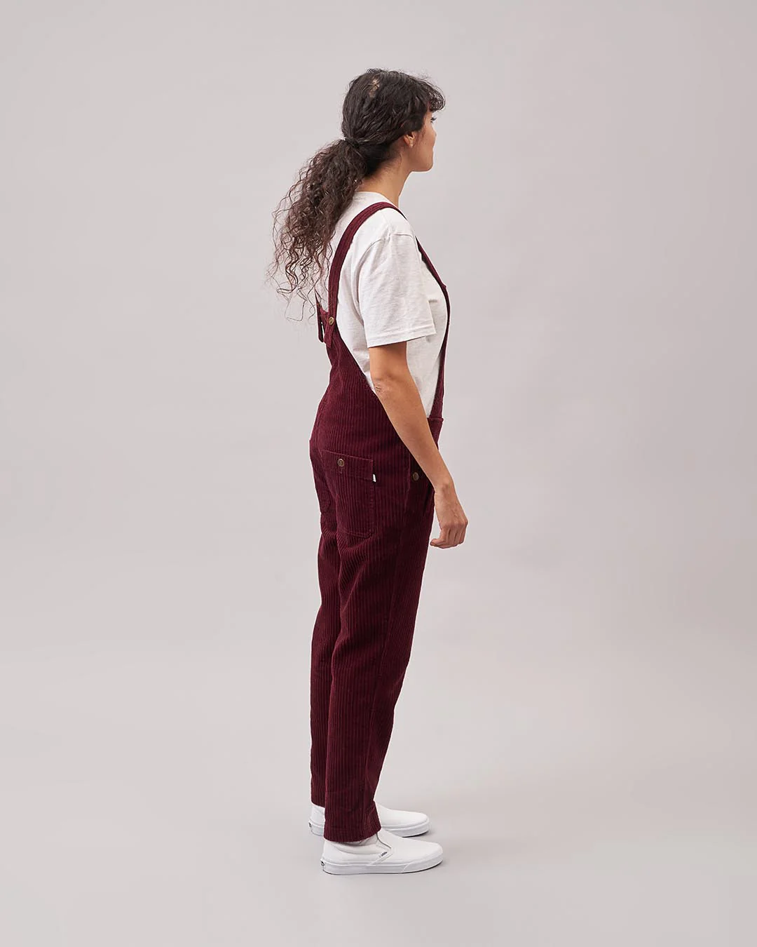 Tiaga Cord Dungarees - Windsor Wine - Image 9